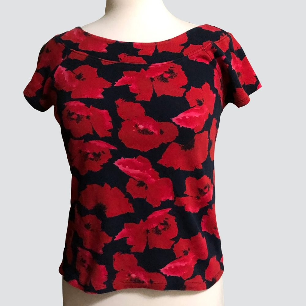 Jones New York Cotton short sleeve top